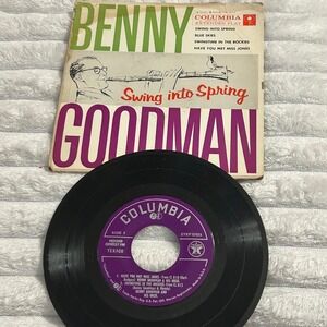 Benny Goodman Swing into Spring‎ Extended Play 45 RPM Vinyl Record Columbia ZTEP